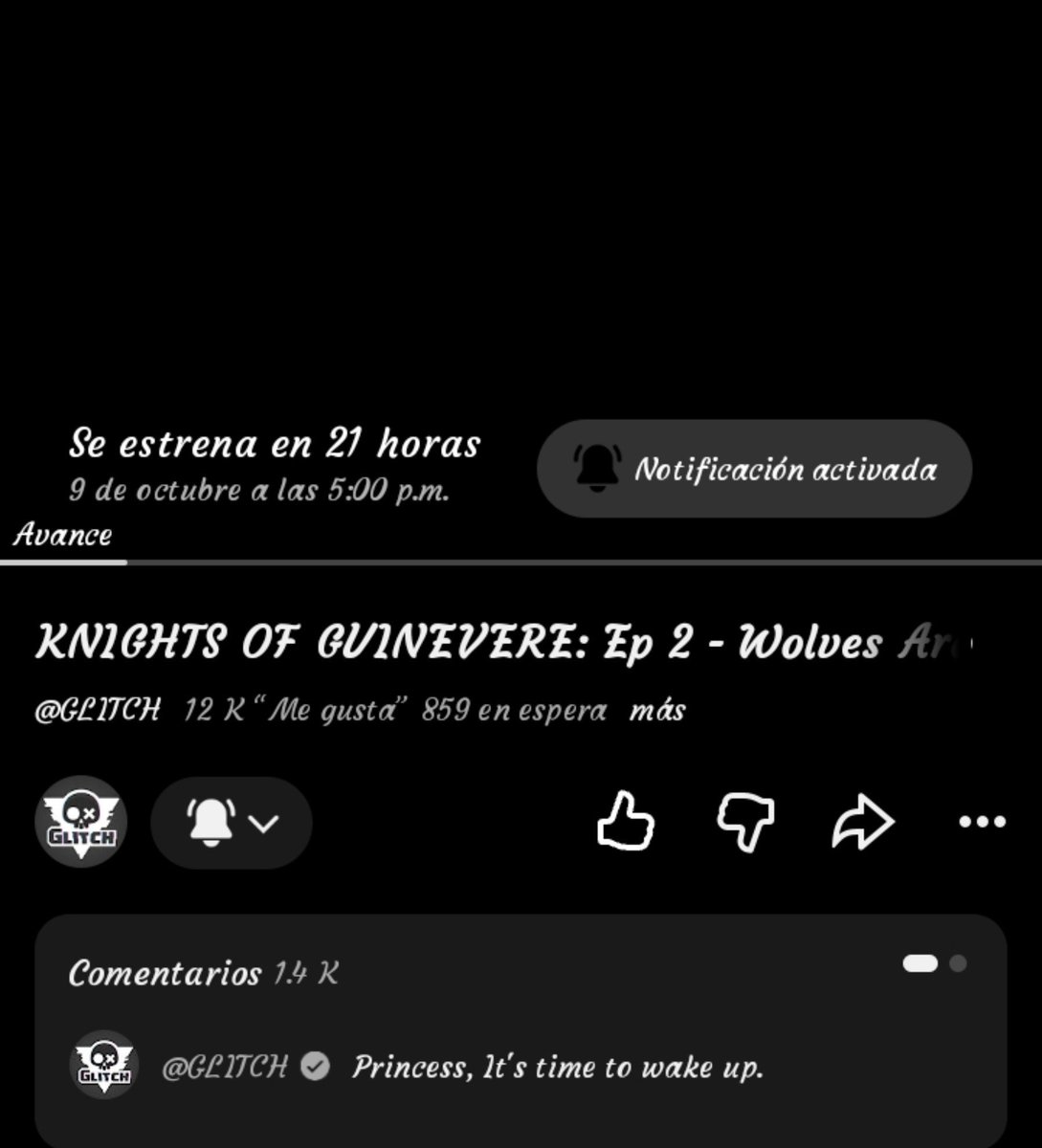 Andicxdm's tweet photo. Ya lo tengo programado 

#knightsofguinevere https://t.co/FsJNXHqm1c