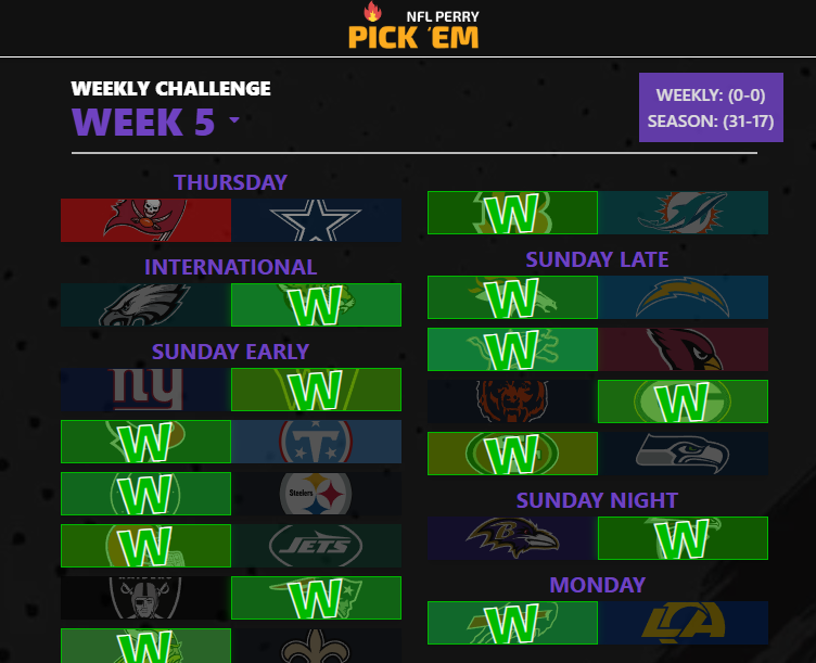 RegressionIsDue's tweet photo. Week 5 picks forgot to take Dallas before the game started https://t.co/RbIDSDXtBp