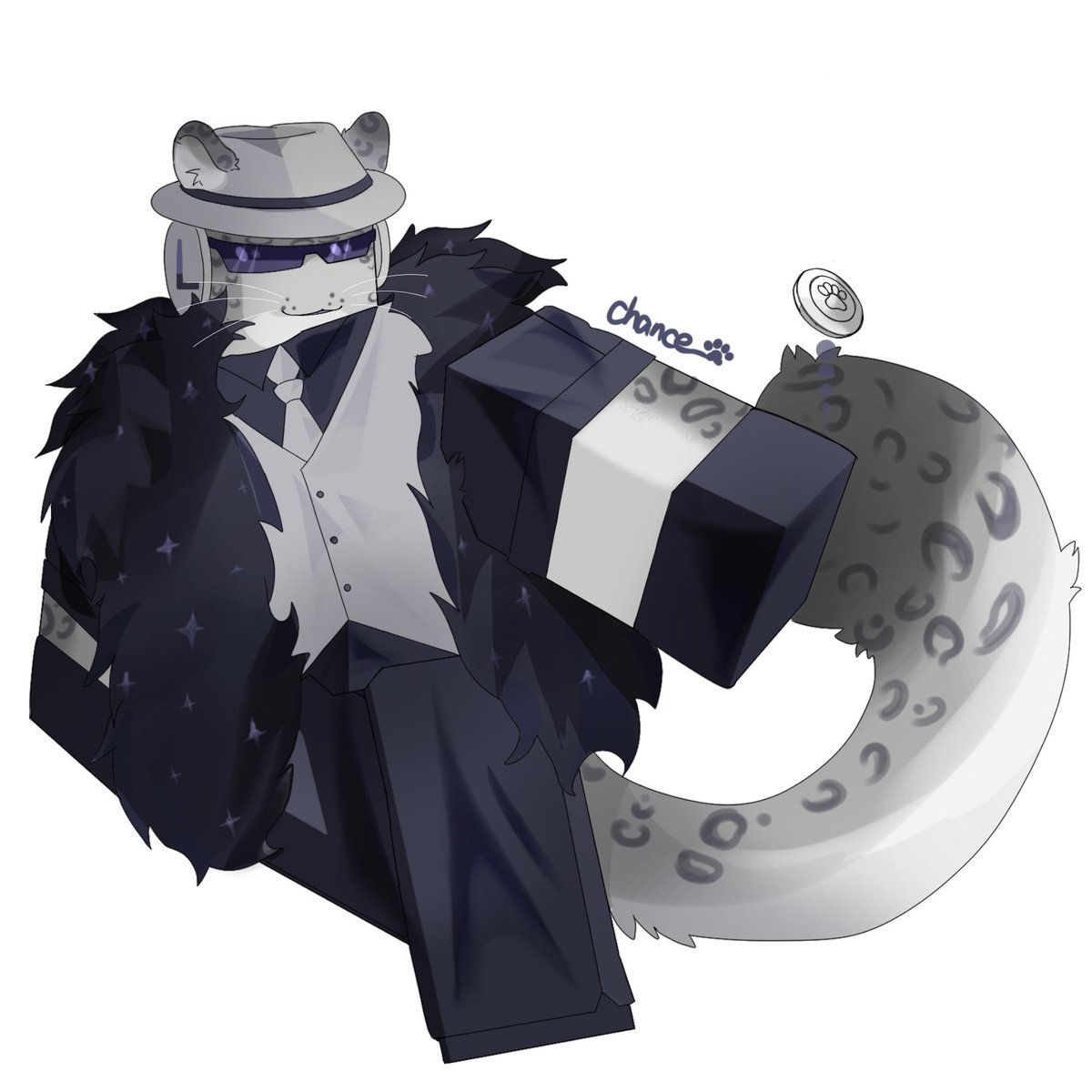 liyng171774's tweet photo. I like this snow leopard, so I drew him💖💖🎰
#forsaken #chance #roblox https://t.co/jnEwaicCw8