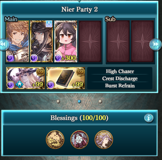convoygod's tweet photo. alternative setup, scales much better but has worse early game. carry over 60% exalto buff to have 280% instantly
i like to take events and chests early on this and try to use death blessing to snipe lv50 mobs after 1st miasma, play this if you like highrolling weapons https://t.co/NomLVkdcXs