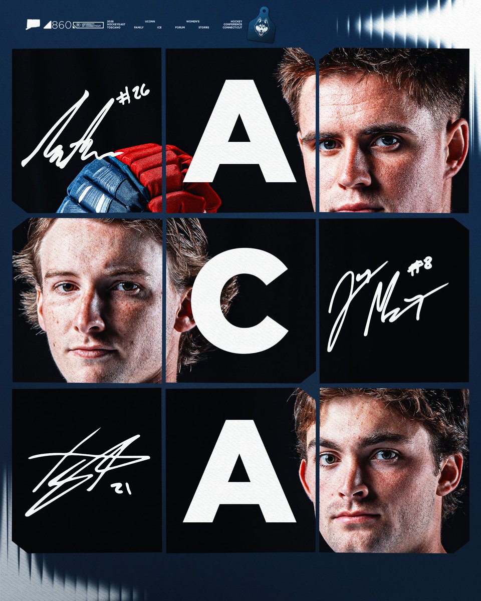 UConnMHOC's tweet photo. Our 2026-27 captains‼️ Well deserved boys🫡 https://t.co/EnGIu9plb9