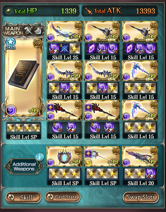 convoygod's tweet photo. alternative setup, scales much better but has worse early game. carry over 60% exalto buff to have 280% instantly
i like to take events and chests early on this and try to use death blessing to snipe lv50 mobs after 1st miasma, play this if you like highrolling weapons https://t.co/NomLVkdcXs
