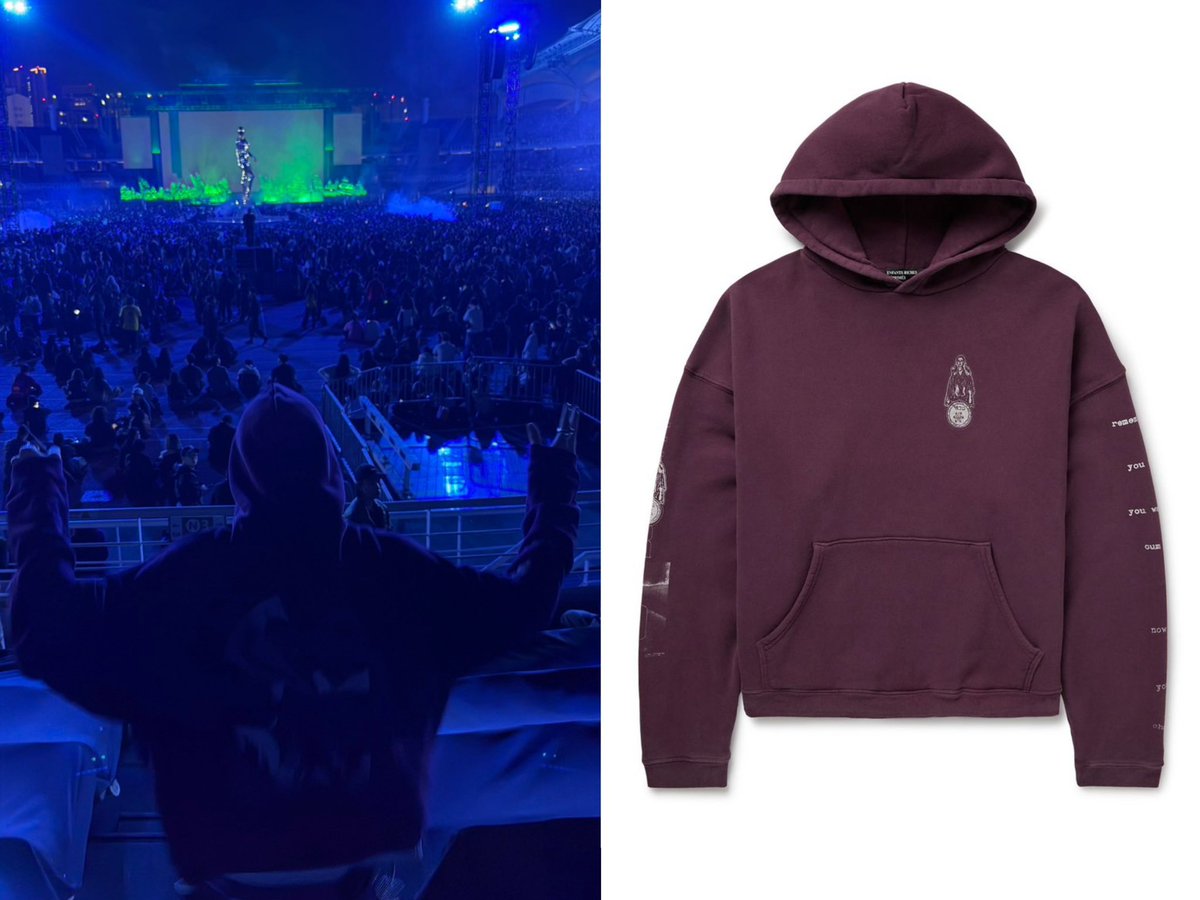 nikistylearch's tweet photo. [261008] #NI_KI
위버스 포스트

[TOP]
• ENFANTS RICHES DÉPRIMÉS
Remember When Printed Cotton
Jersey Hoodie -Burgundy
• ₩1,870,000 (Resale) https://t.co/eCWXQBrhaU