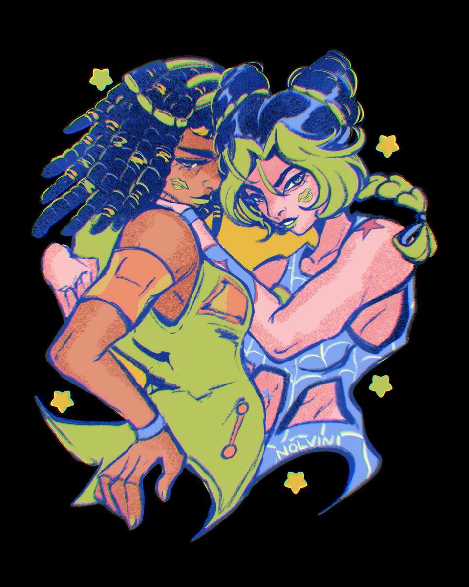 nolviniart's tweet photo. the other green yuri #jolymes https://t.co/5RknTbxeI3