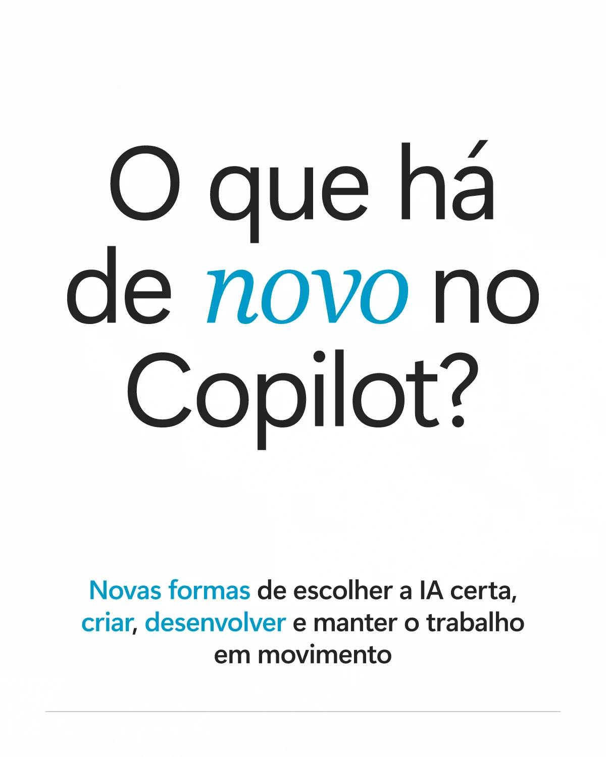 Interface de seleção de modelos no Copilot com opções de resposta e modelos de IA.