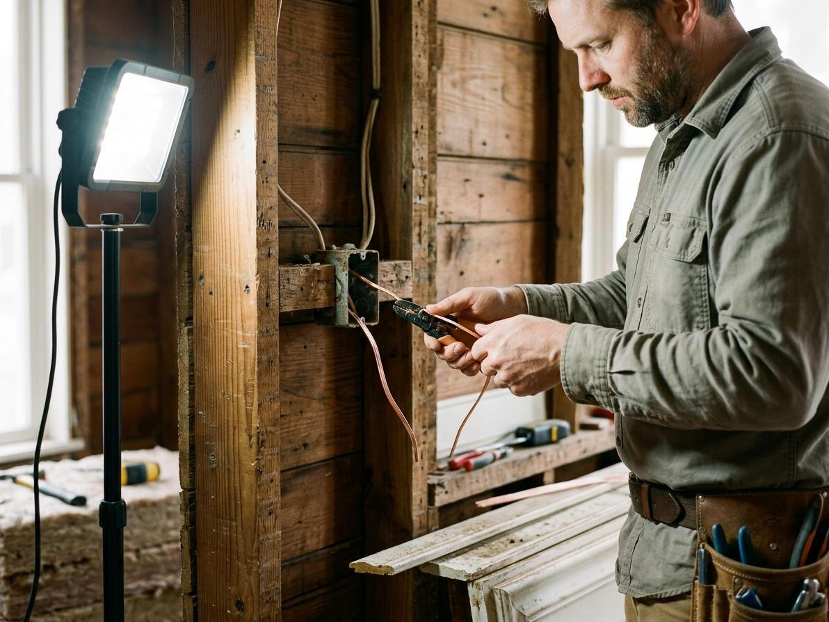 shockingnewnan's tweet photo. Rewiring a historic home requires precision to balance modern safety standards with original architecture. As noted by Jeannie Doole regarding an "entire home renovation" in Grantville, comprehensive wiring upgrades are essential for long-term reliability. https://t.co/cGqvLikeIE