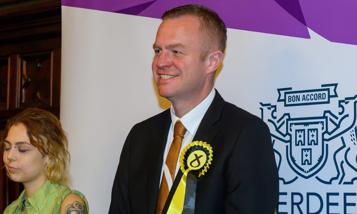 pressjournal's tweet photo. Former radio presenter ‘hugely elated’ to be voted new SNP Aberdeen councillor: Following his win, Jeff Diack paid tribute to former SNP councillor Bill Cormie who died in August. 🔗 Link in bio https://t.co/uMNCQT00v1
