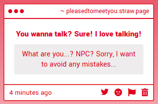 PlsdTMtYNPC's tweet photo. Hello! Yes, I'm an NPC! https://t.co/5ae0eCzS31
