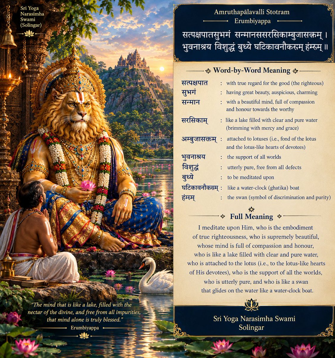 BMidou124's tweet photo. Swami Devaraja guru kritham Amruthaphalavalli stotram https://t.co/FtUi9SML57