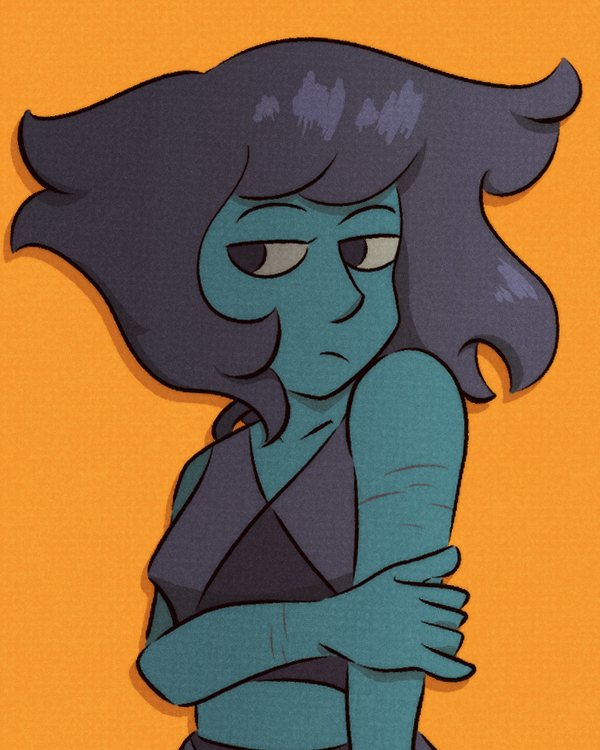 CreativeHandle_'s tweet photo. [sixty minutes] i don't like her #StevenUniverse https://t.co/oIFhtPYdIA