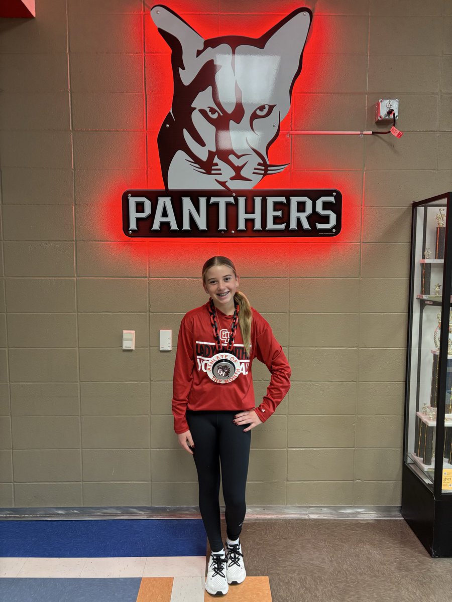 CHMS_panthers's tweet photo. Congratulations to Mazzy and Bailey on being selected as our Athletes of the Month for September! ❤️🖤
Both young ladies exemplify what it means to be a Lady Panther through their hard work, dedication, leadership, and commitment.@KristinLeihsin1 https://t.co/QRtC8is4KU