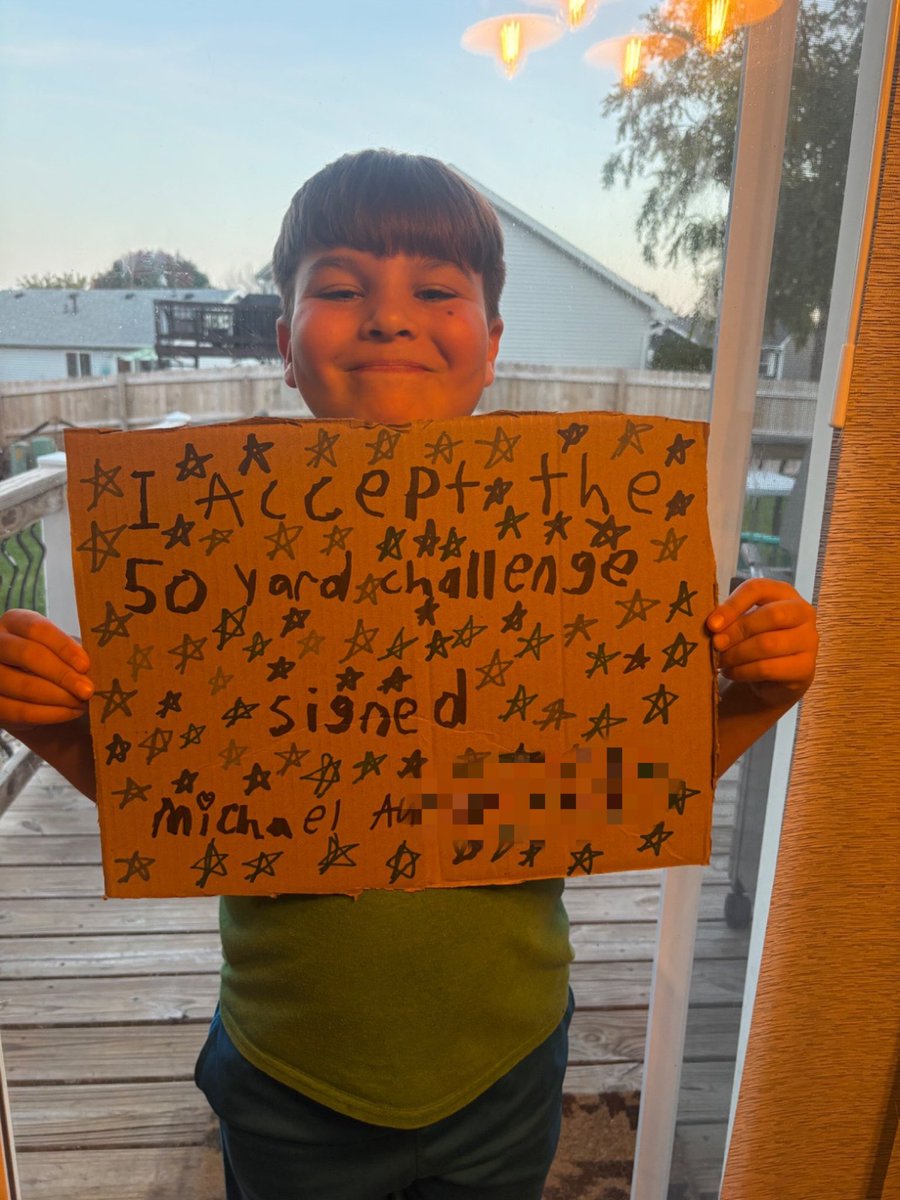 iamrodneysmith's tweet photo. Challenge Accepted!  Mikey of Omaha,Nebraska has stepped up to make a difference and accepting our 50 yard challenge , committing to mow 50 free yards for those in need in his community. This is what it’s all about. Welcome to the family, Mikey ! https://t.co/CZWYZxPzQJ