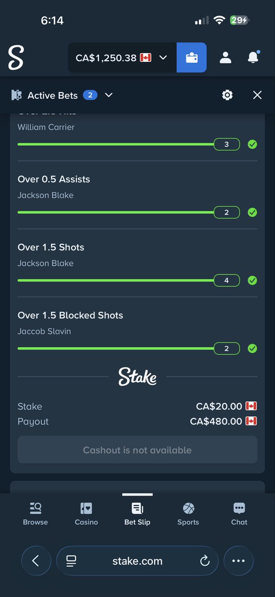 Jayge333333333's tweet photo. @Stake @StakeEddie why didn’t I do sports bets before 🤷🏻 https://t.co/FLd8YU5vL1