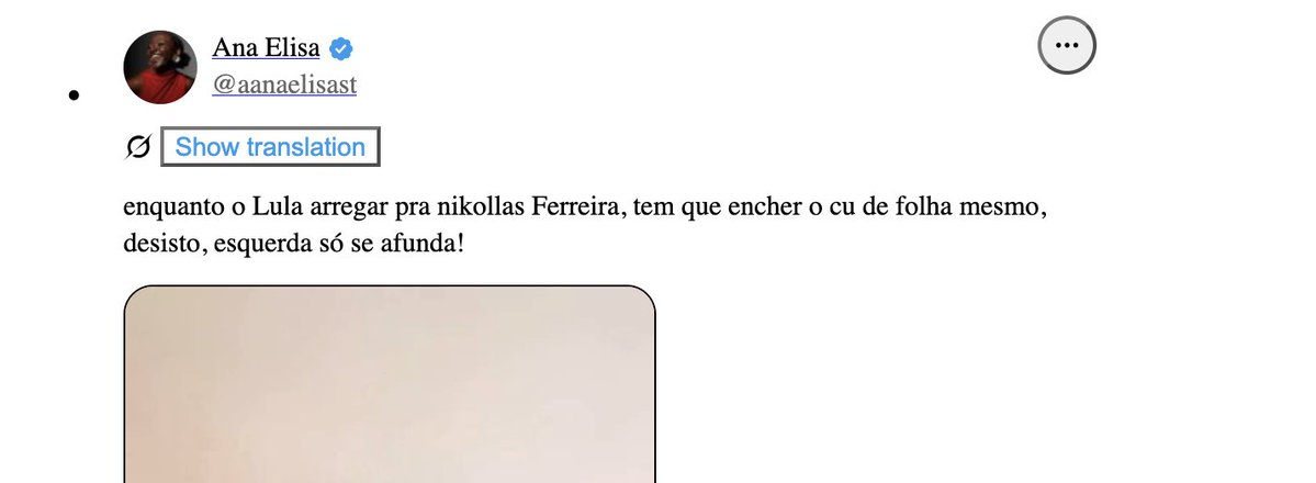 marcos_alb1's tweet photo. @nikolas_dm Segundo ela, até o Lula arrega para você!

https://t.co/GPpombYH4S https://t.co/Uae0GfQC42