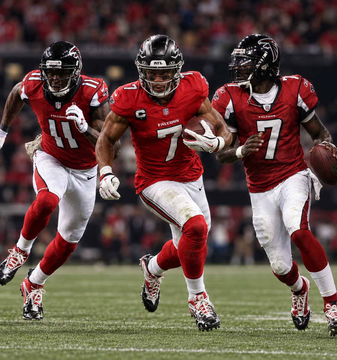 jtip_216's tweet photo. Which Trio you taking Mcnabb Saquon and T.O. Or Mike Vick, Bijan , and Julio ? https://t.co/4756t8C3iu