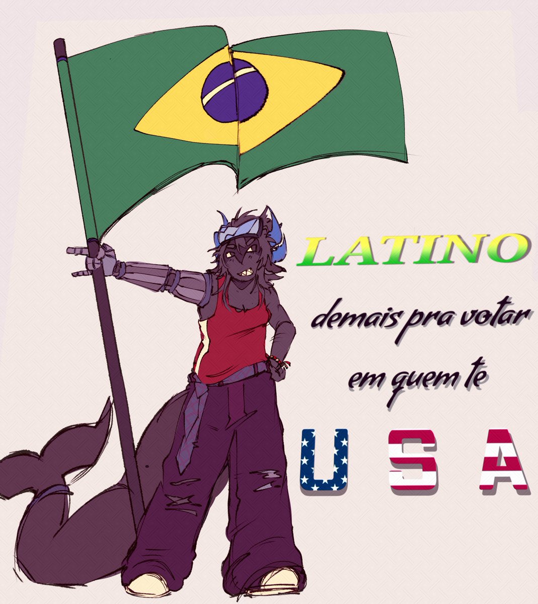 ii2mafuyu's tweet photo. omg rocket from the hitgame phighting hi !!!

o brasil não cabe no quintal de ninguém, vote pelo seu direito de continuar votando.

#FandomsComLula #PhightingArt https://t.co/r0x8Tg5CBg