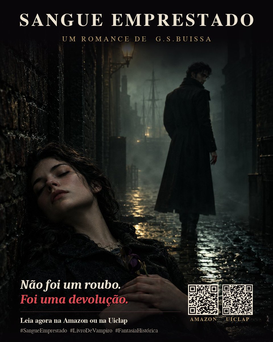 Gbuissa1977's tweet photo. #LiteraturaBrasileira #AutorIndependente #LivroNacional #Dicadeleitura #BookTwitterBR #VampirosNaLiteratura https://t.co/ODs6obd9Io