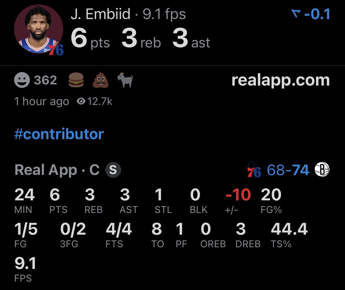 CLV_Undertaker_'s tweet photo. Most turnovers than points after 24 minutes lmaooooo πππ #washed #nba #emflop #embum https://t.co/GOAtHCxDw4