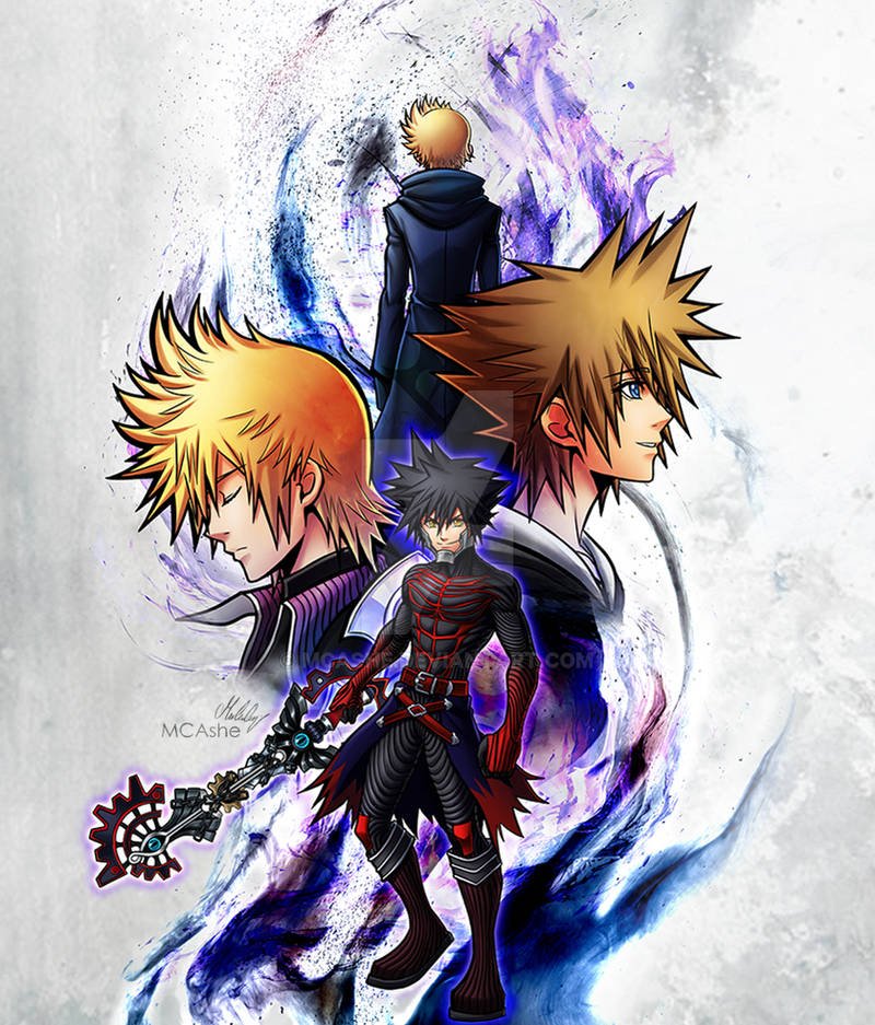 MCAshedesign's tweet photo. Fanart Kingdom Hearts Vanitas, Ventus, Sora and Roxas finally finished. Enjoy 🙂💼

#KingdomHearts #digital https://t.co/FgHJxI37SP