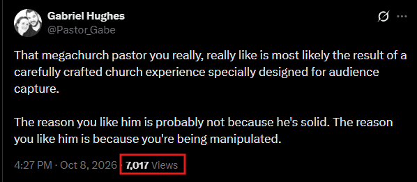 holey33's tweet photo. @Pastor_Gabe Probaly should limit the views of your posts so you don't become too manipulative... ya know. https://t.co/f4Yjr6AcDc