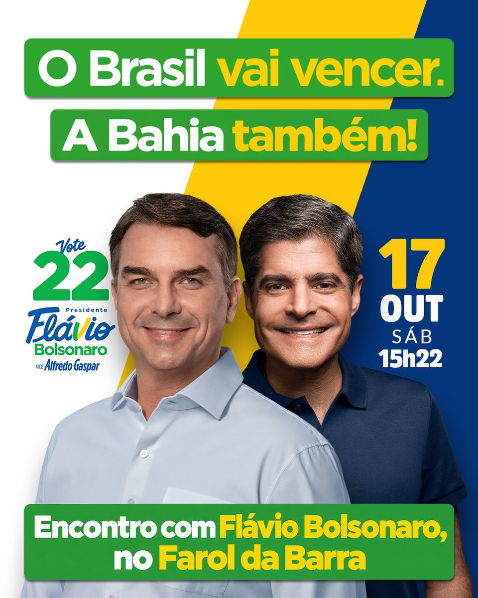 meioindep's tweet photo. 🚨ATENÇÃO: ACM Neto embarca de vez na campanha de Flávio e convoca para ato em Salvador

Encontro deve se tornar o maior comício da direita da história do Nordeste. Prefeito de Salvador, Bruno Reis (UNIÃO) estará no palanque. COMPARTILHEM! https://t.co/btXeCK1hav