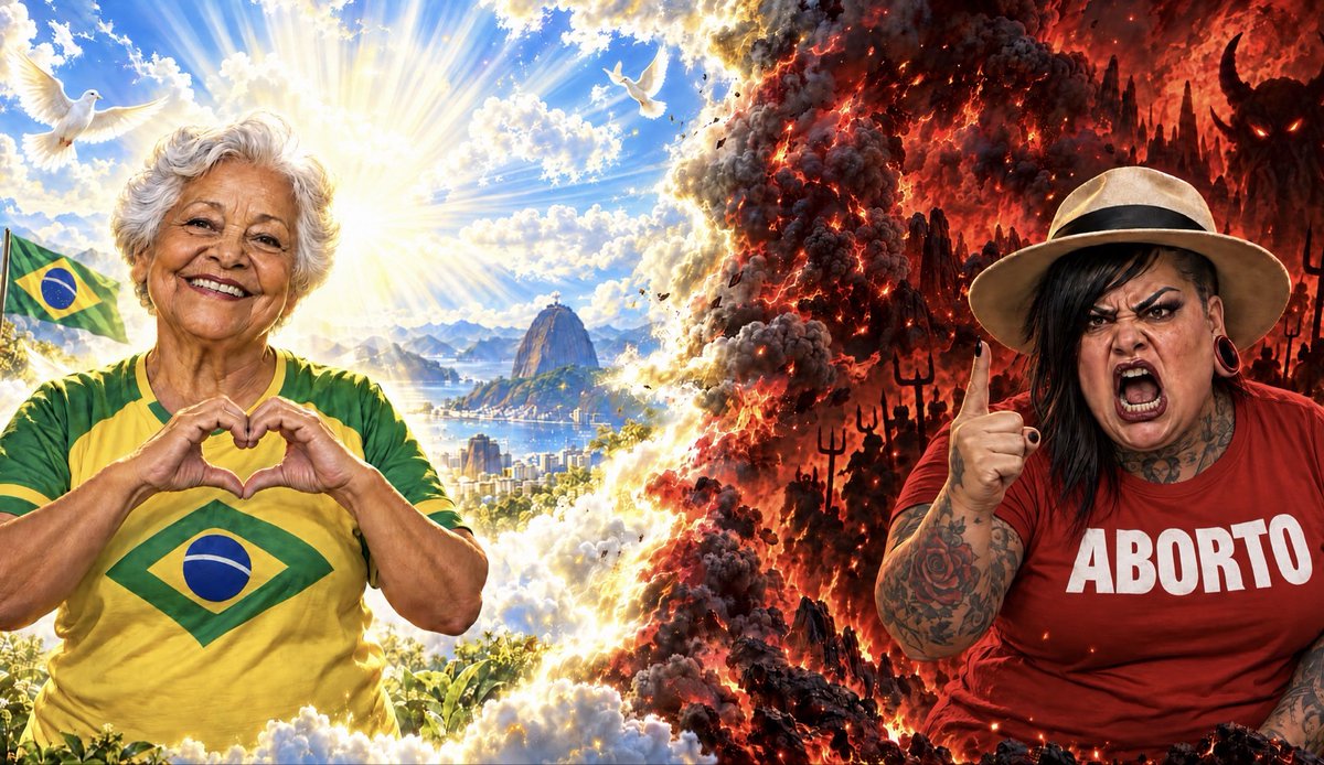 MeninRibeiro's tweet photo. Estou amando receber o amor e carinho das TIAS DO ZAP.

Muito melhor que o ÓDIO do Partido das TREVAS.

Nunca foi tão fácil escolher um lado 🇧🇷🇧🇷🇧🇷 https://t.co/6E7fFxglGp