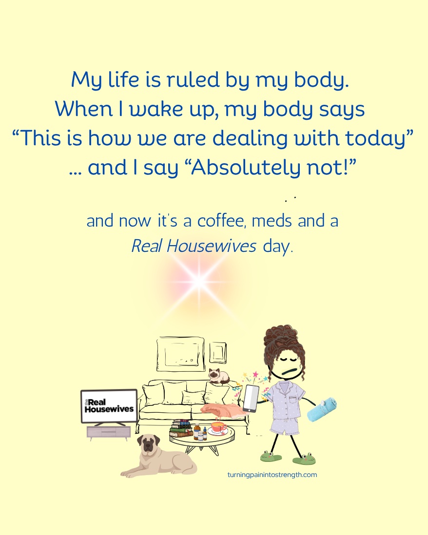TPIS_Podcast's tweet photo. anyone else? 🙃
#invisibleillness #bravotv #turningpainintostrength #realhousewives @Andy #RHOSLC #RHOC #chronicpain #needcoffee #englishmastiffs #RA #wegotthis #resilience #tomorrowisabetterday #yougotthis #chronicillness
💝 https://t.co/tg0f35gAKK https://t.co/AKlYG5KvnS