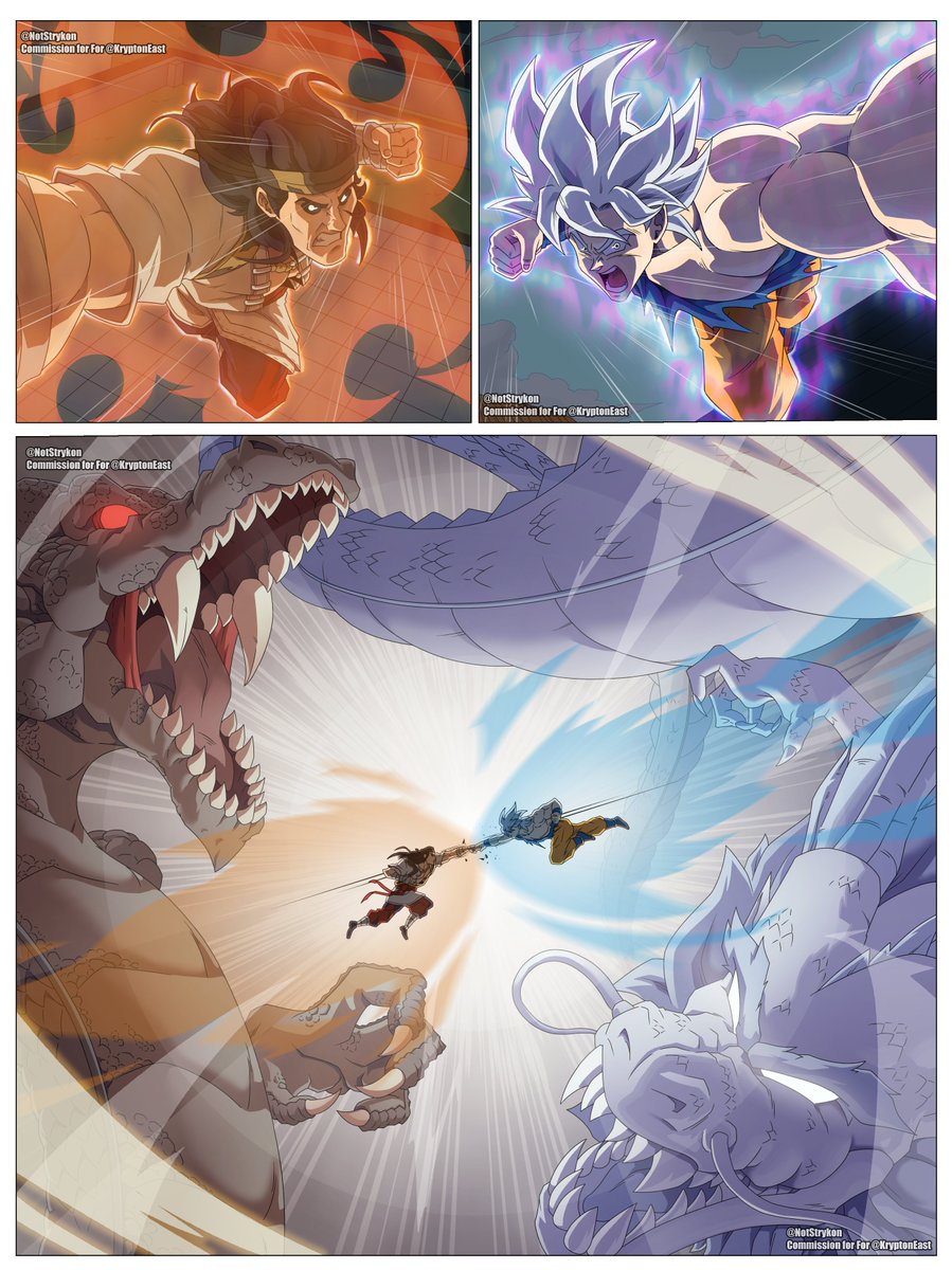 NotStrykon's tweet photo. Liu Kang vs Goku - Clash of Dragon Souls
For @KryptonEast, thank you
#mortalkombat #dragonball https://t.co/5cKxygzcb3