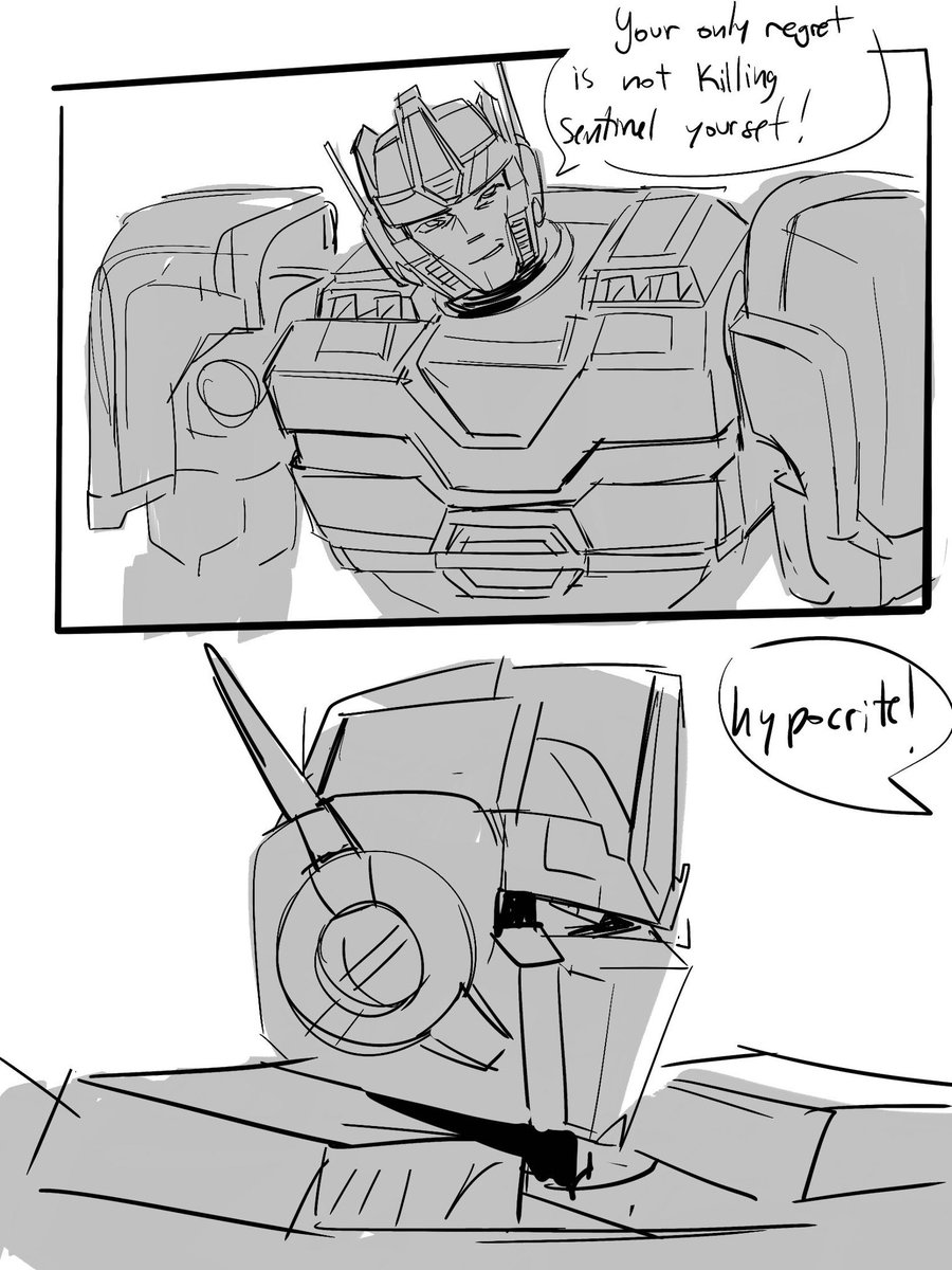 MikeNight1863's tweet photo. Orion vs Optimus https://t.co/8oLYi41EkL