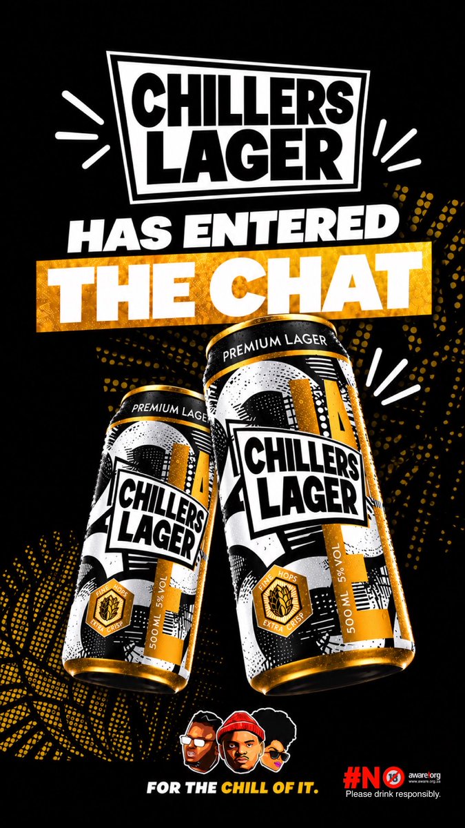 ChillersLager's tweet photo. Built by Chillers, for Chillers. Now, we’re taking the movement to the next level.

Been here since Episode 1 or just joined the chat? This one’s for you.🔥

Tag a Chiller who needs to buy the first six pack! 👀

#ChillersLager #ForTheChillOfIt  #PodcastAndChill https://t.co/ZAD4kkYF7A