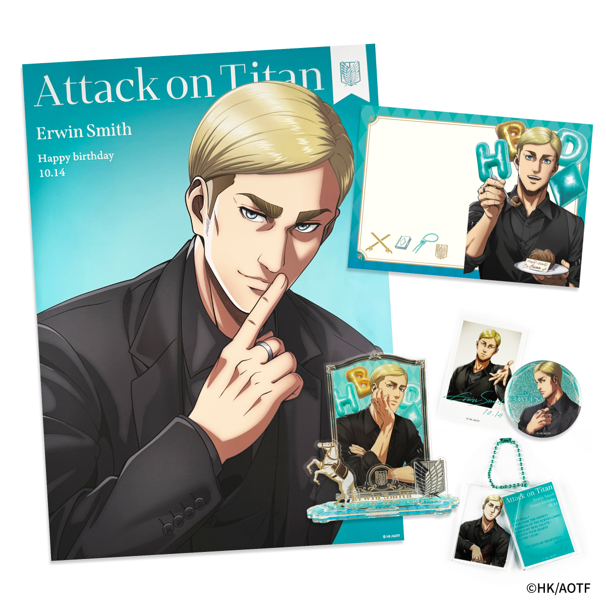 WIT_STUDIO's tweet photo. 🎉ERWIN BIRTHDAY SET 2026🎉

WIT STOREにて受注販売中✨
大人の余裕と揺るぎない意志を感じさせる、エルヴィンの魅力を切り取った撮り下ろしをお見逃しなく。

詳細はこちら👇
https://t.co/U0ORLU20un

⚔️⚔️受注期間⚔️⚔️
~10/21(水)23：59まで

#shingeki #WITSTUDIO https://t.co/MHnD7YTFVt
