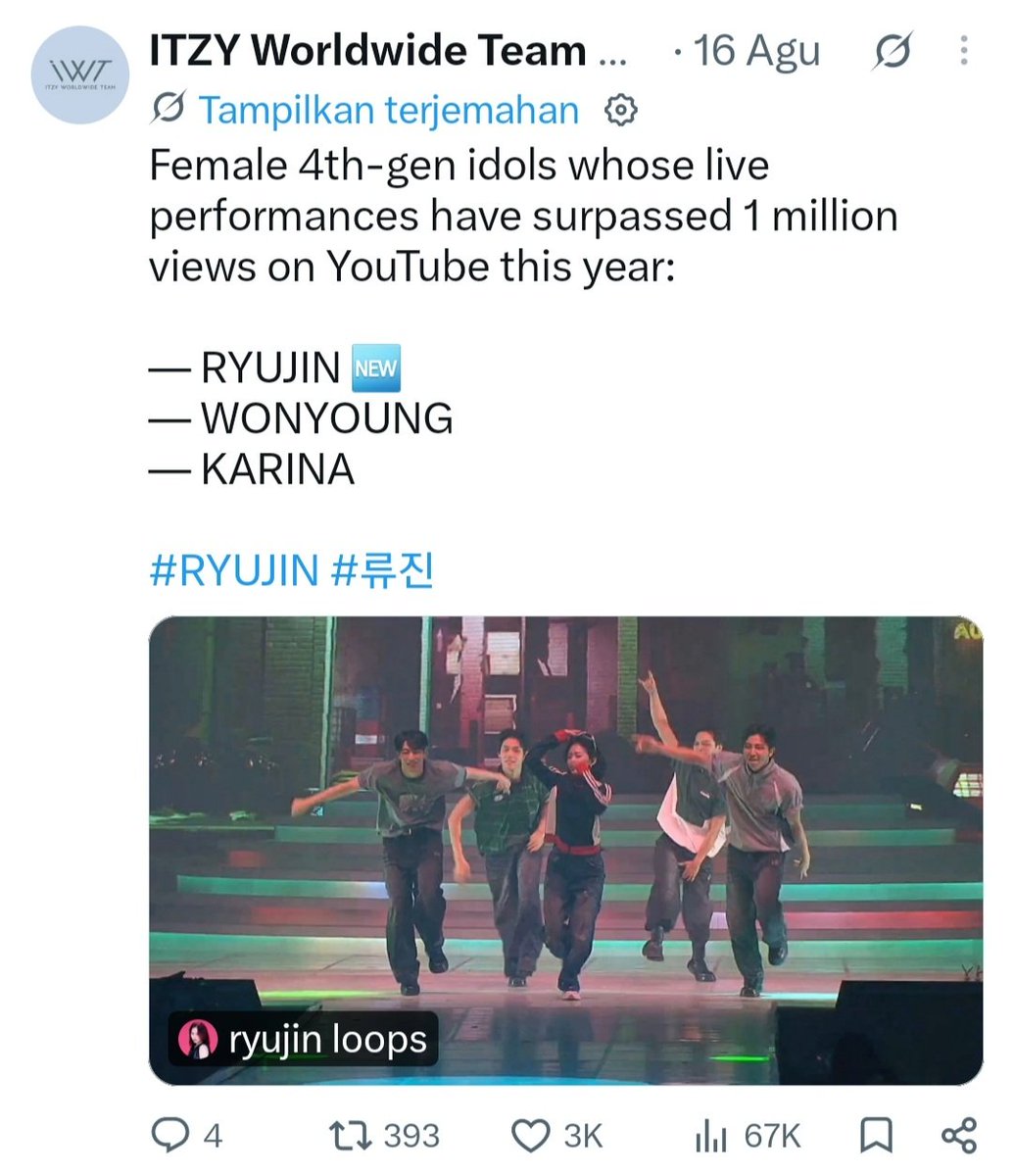 xhinxyuxin's tweet photo. sampai 2026 pun nama ryujin masih berjejer sama idol cewek atas lainnya. tapi ryujin masih dimistreat bahkan untuk dateng ke acara premiere filmnya sendiri pun gaboleh 😪 https://t.co/x9lXUlNgnj