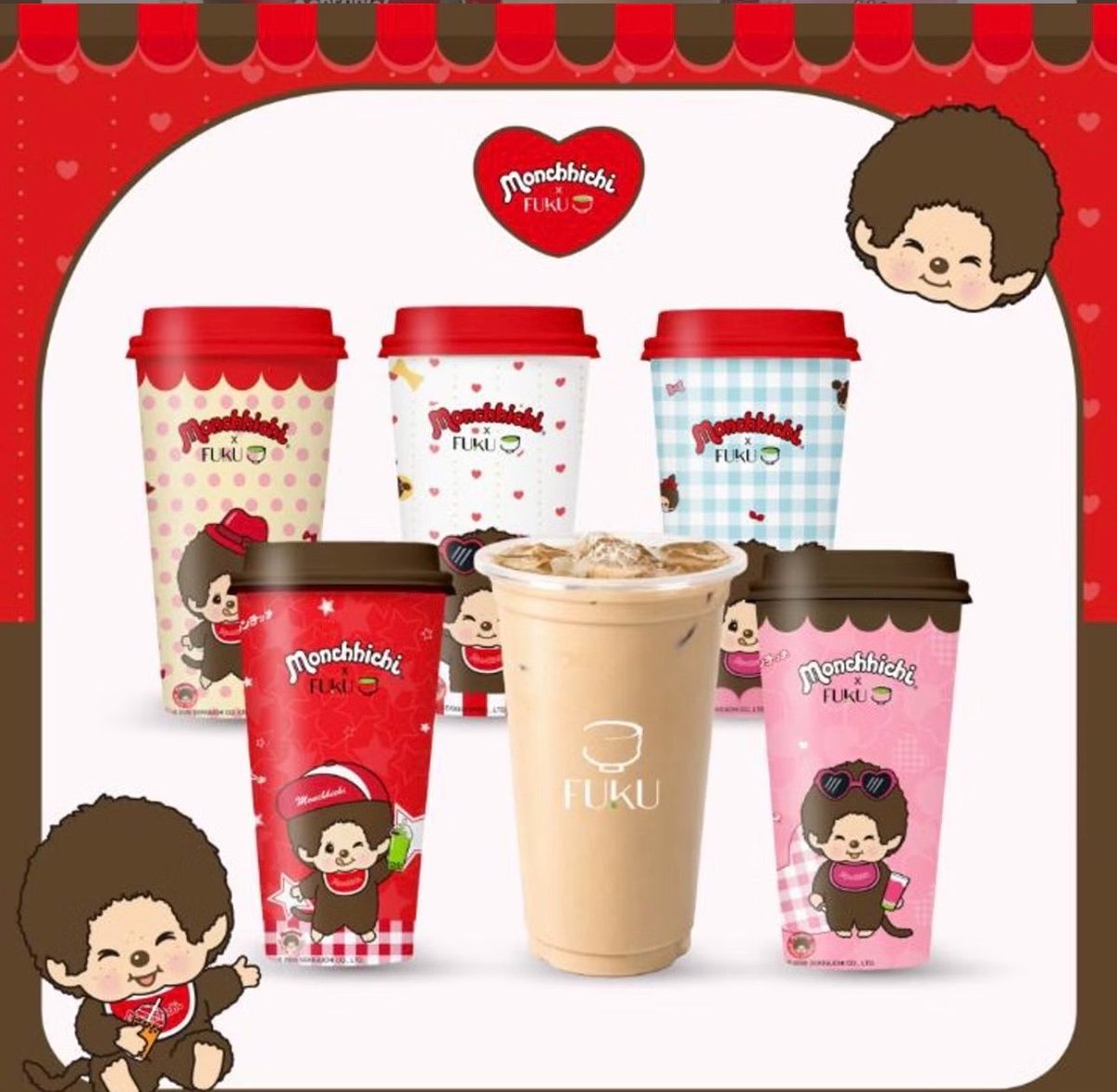 KingKwong149's tweet photo. FUKU x Monchhichi "special set 94 ฿"
ชานม 1 แก้ว แลกซื้อ ชานมใส่ Monchhichi 1 แก้ว ขนาด 22 ออนซ์ 🥤🥤🥤 Monchhichi Lemited Edition มีทั้งหมด 5 ลาย 

#FUKU 
#FUKUxMonchhichi https://t.co/iNMynTlGQt