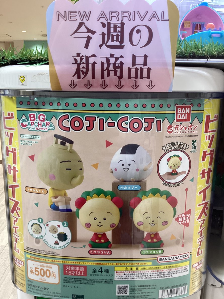 gashacoco 公式X（本部）の入荷情報の写真