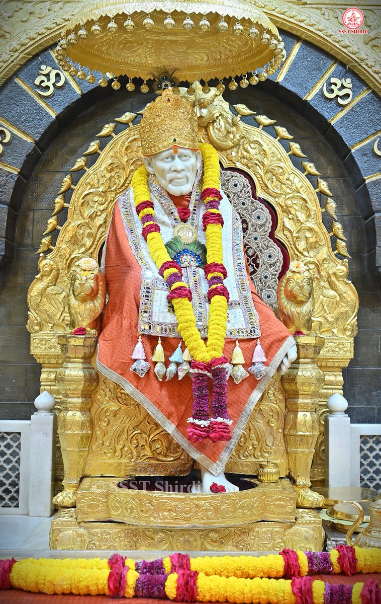 SSSTShirdi's tweet photo. *!! ॐ साई राम !!*
*श्री साईबाबा संस्थान विश्वस्त व्यवस्था,शिर्डी*
*!! ॐ Sai Ram !!*
*Shri Saibaba Sansthan Trust, Shirdi*
≈≈≈≈≈≈≈≈≈≈≈≈≈≈≈≈≈ 
*आरती :माध्यान्ह आरती*
*शुक्रवार ०९ ऑक्टोबर २०२६*  
*Aarti :-Madhyan  Aarti*
*Friday 09 October 2026* https://t.co/cH4zuLS4S8