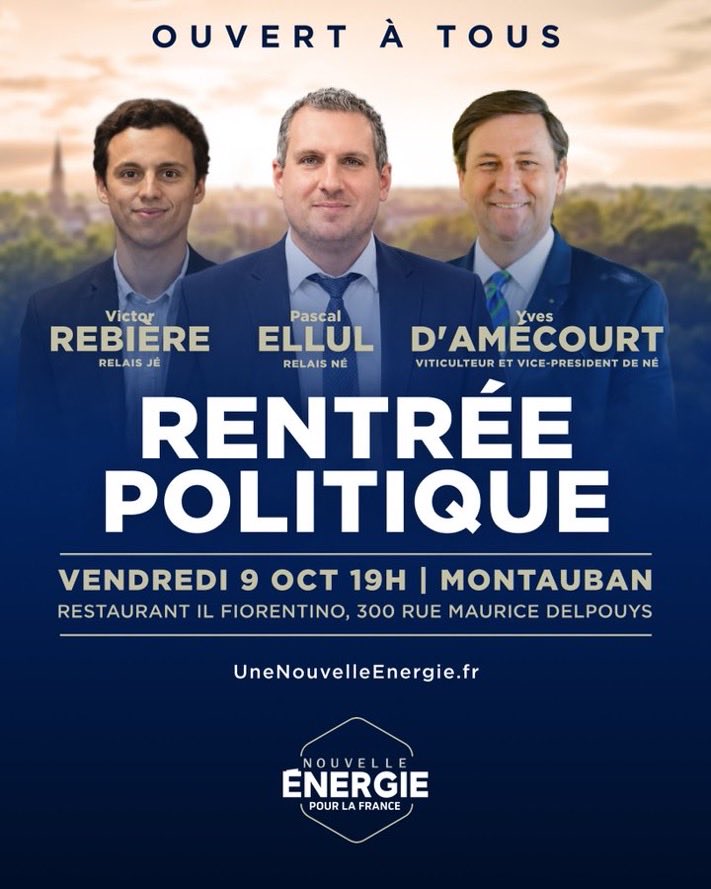 yvesdamecourt's tweet photo. Retrouvons-nous ce soir à #Montauban et vérifions tous ensemble qu’ #Ilsepassequelquechose https://t.co/MElUFTMCTw