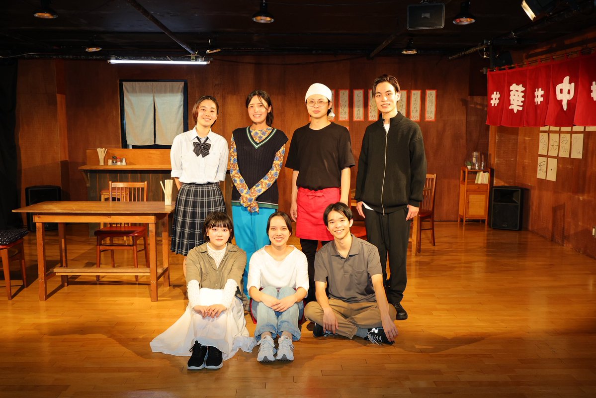 Ha_runa87's tweet photo. 🍜終演報告🍜

劇団ヒノイリ第4回公演
『暖簾』

全ての公演が無事に終了致しました！
ご来場いただき、誠にありがとうございました✨️✨️

今しかないこの瞬間を、大切に。

中井華 役：澤口遥名

【撮影：櫻井太郎】(1~3枚目)
 #のれん  #暖簾  #ヒノイリ  #演劇 https://t.co/w7lv2sDyBv