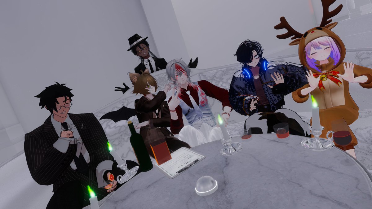 nakayan0110vrc's tweet photo. 昨夜は VRCマウスオブマッドネス 様にお邪魔しておりました！

クトゥルフRPイベントは初めての経験だったのでドキドキの参加でしたが、お会いできた邪神様も同席の皆様も綺麗なお姿で、感動しっぱなしでした！

次回の参加が叶った時には沢山ツーショを撮りたいです～！
#VRC_MoM
#VRChat https://t.co/GjdbIs14bD