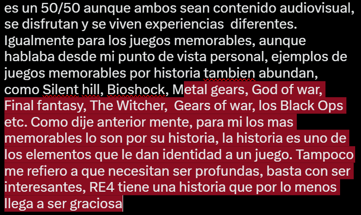 GabGT5's tweet photo. @xDeccem @Xvoid21x También quiero destacar que no todos los juegos necesitan una historia. No esta mal un poco de todo, el problema radica cuando el juego quiere contar una historia y lo hace mal https://t.co/fHx4bUELO3