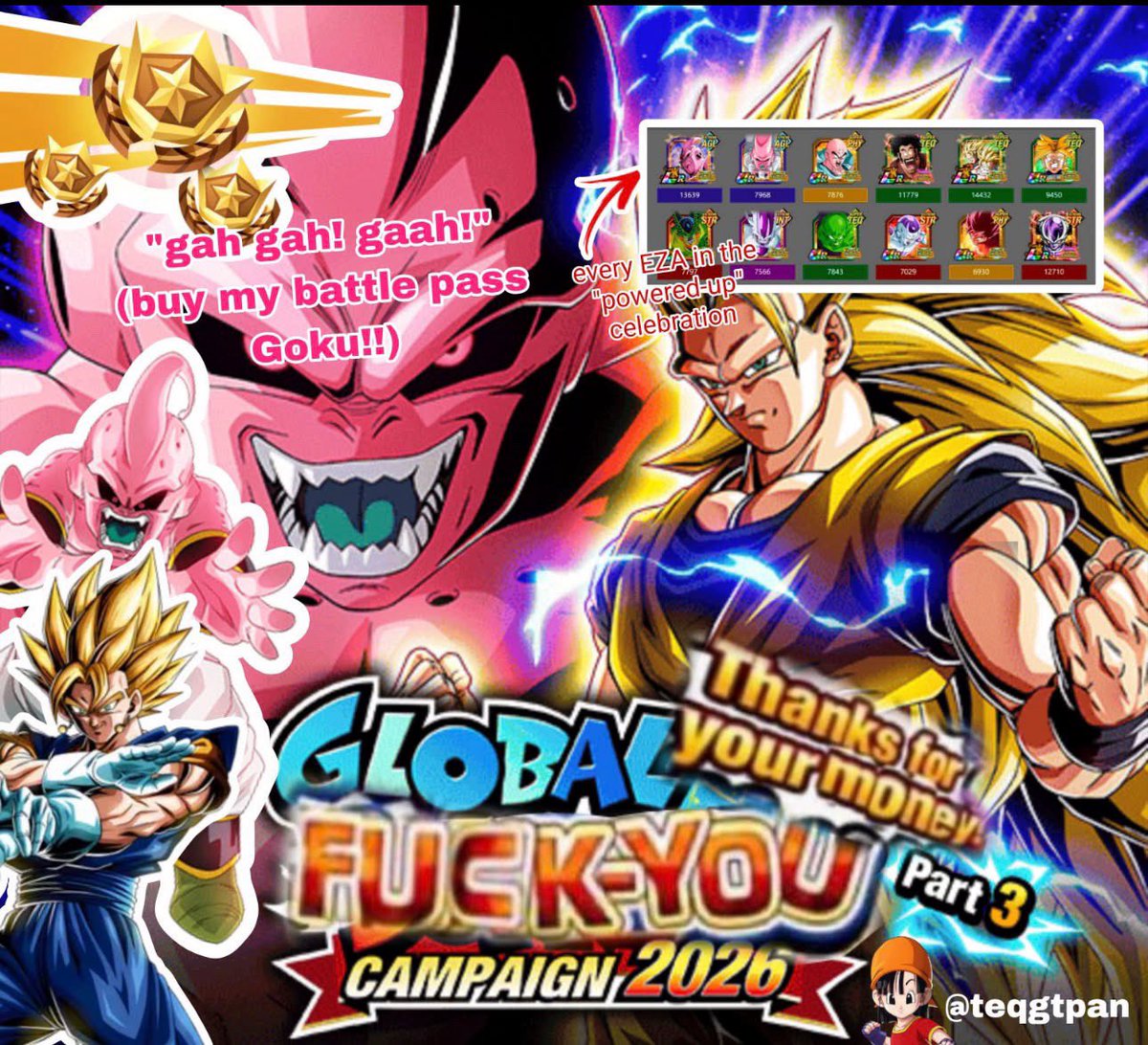 XXX_C4SH's tweet photo. @dokkan_global https://t.co/F5W1jJ9IEN