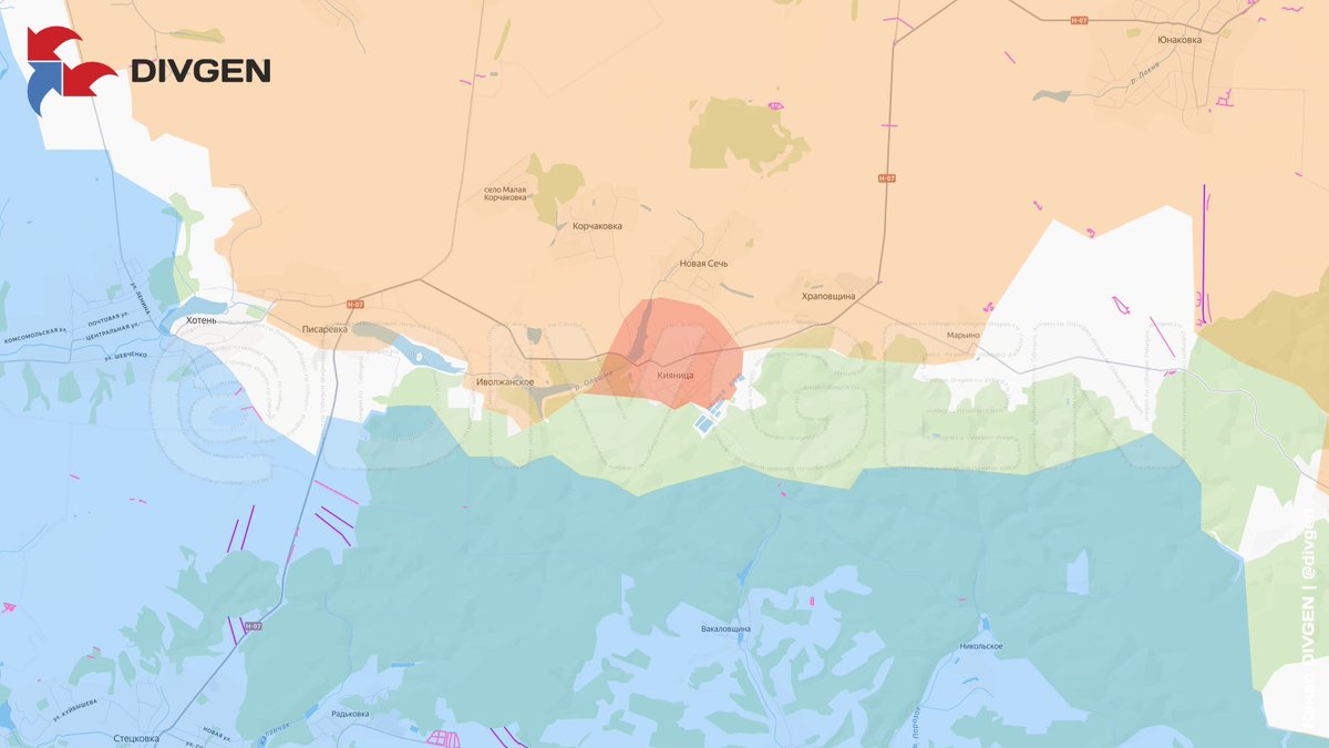 GeromanAT's tweet photo. 🇷🇺 Units of the 83rd separate air assault brigade of Group of Forces North took the village of Kiyantsa in the Sumy border region. https://t.co/EZeoaVSOse