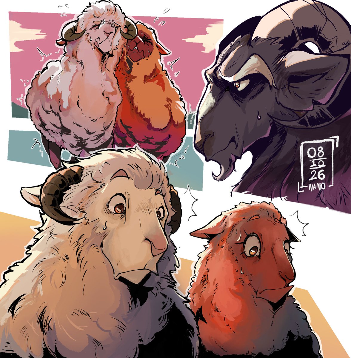 prarpha1's tweet photo. 🐑😳⁉️
.
.
.
P.S I like this movie soon much✨♥️
#thesheepdetectives  #digitalart   #fanartㅤㅤㅤㅤ https://t.co/wwZIoYeevo