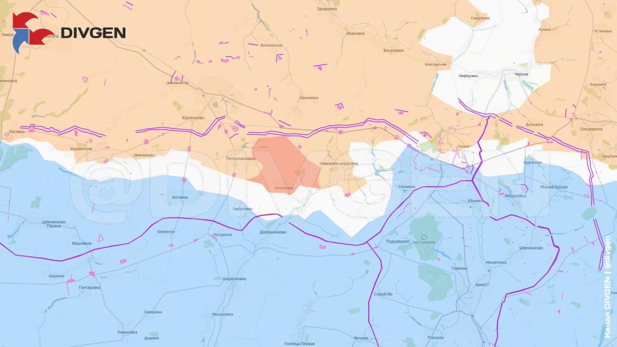 GeromanAT's tweet photo. Changes on the map over the past 24 hours:
➡️ The settlement of Annopolye was liberated (+16.3 km2).
➡️ Advances were made in the city of Dobropolye (+2.3 km2).
➡️ Advances were made in the direction of the settlement of Stepok (+5.6 km2).

Divgen 🇷🇺 TG https://t.co/2NQ6625spJ