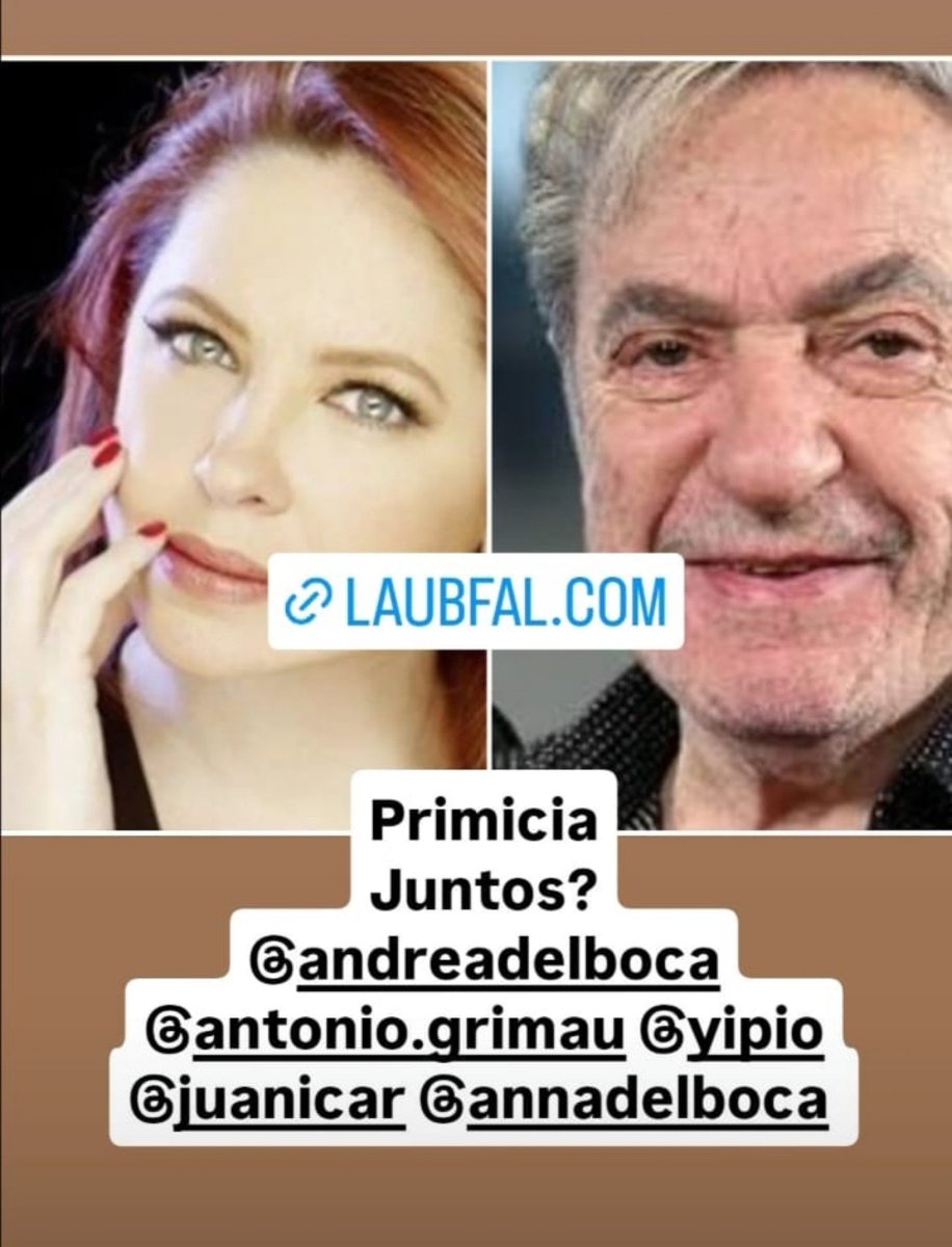 CampicarTrends's tweet photo. En Instagram  @laubfal menciona a Juanicar para la posible ficción con Andrea del Boca en Carlos Paz. Se viene la vuelta al teatro. Ampliaremos ✨ https://t.co/4xfQUbUkLt