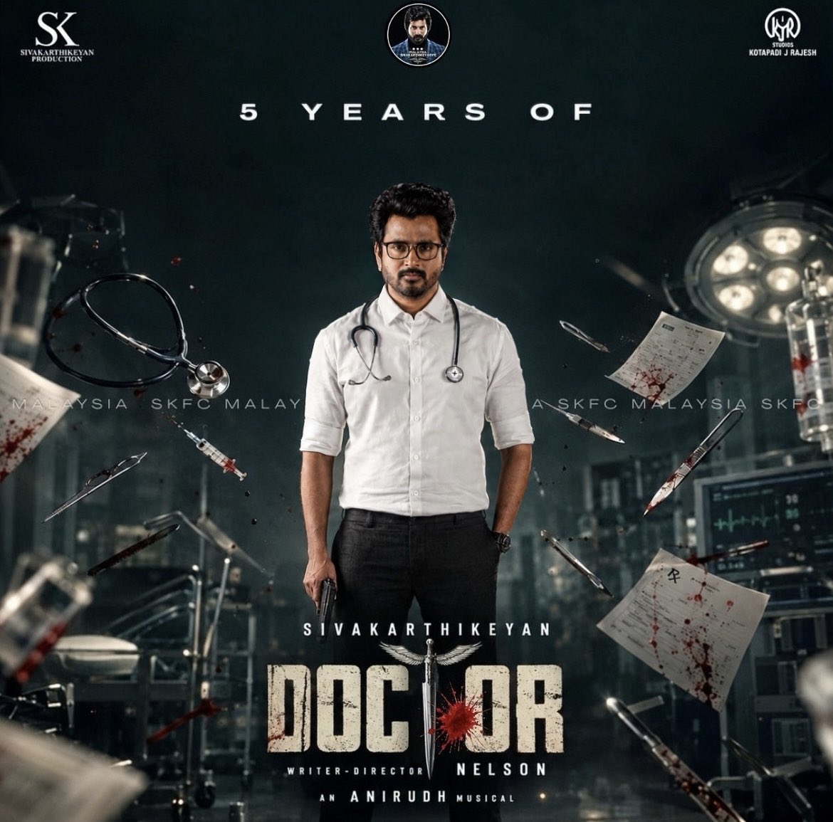 MalaysiaSKFC_'s tweet photo. Celebrating 5 years of #Doctor ❤️

#SK #Sivakarthikeyan #MalaysiaSKFC https://t.co/zuIQKPQPLm