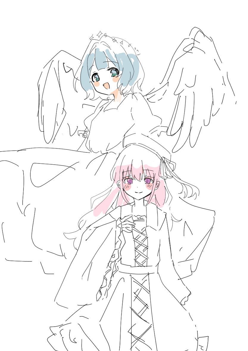 Re_I_to_U's tweet photo. 10年前のイラスト出てきたからリメイクしたりしてました https://t.co/8KigO3ZjTa