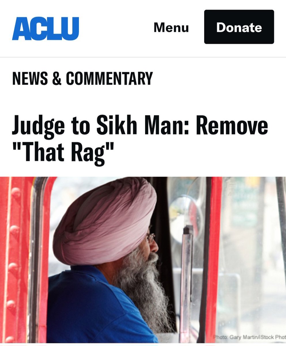 thePaaReal's tweet photo. US is doing a great #Beadbi by not allowing this #khalistani trucker terrorist his headband before appearing in the court. 

Whereas Fuddus like @SFJGenCounsel  were saying that got headband approved for this criminal. https://t.co/2AgTt0sTOm