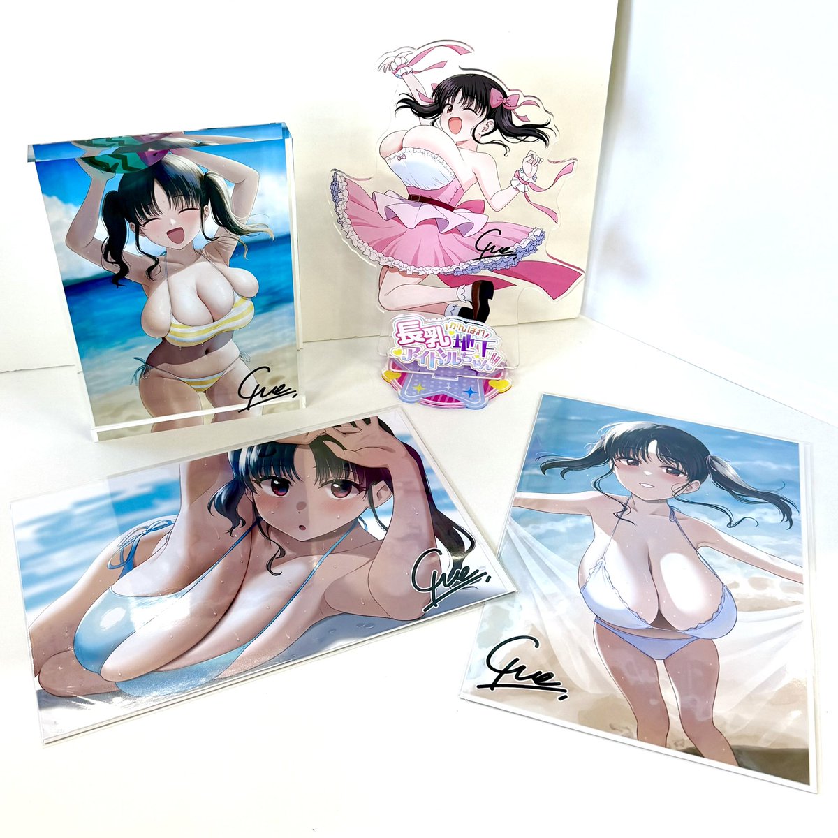 zennn15's tweet photo. 『長乳地下アイドルちゃん×ウェブポン』が販売中！ウェブポン限定グッズがハズレなしで必ず当たる！10/18(日)23:59までの期間限定販売！複製サイン入りBIGアクリルスタンドが当たるフォロー&amp;リポストキャンペーン実施中！https://t.co/iRmrRNcPiQ #長乳地下アイドルちゃんウェブポン ＠yue_niconico https://t.co/ziu5ge5P6m