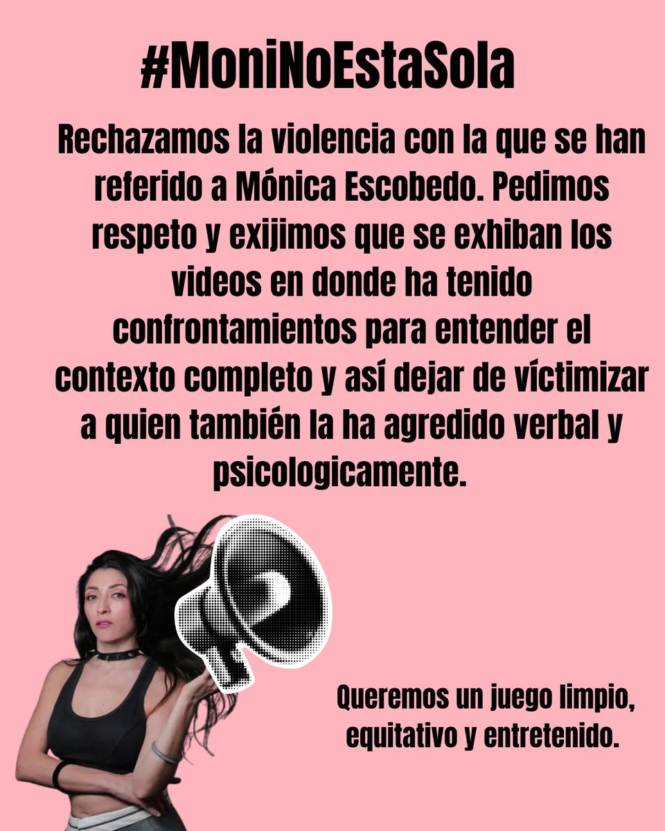 laperezosaosa's tweet photo. Que conveniente es que si exhiban a unos y a otros no. Que si castiguen a unos y a otros no.
@AdalRamones @KristalSilva_ SEAN PAREJOS.
Muestren los videos y dejen de seguir discursos de violencia hacia Mónica Escobedo.
#MoniNoEstaSola
#LaGranjaSalvación https://t.co/5mWpOuuBgu