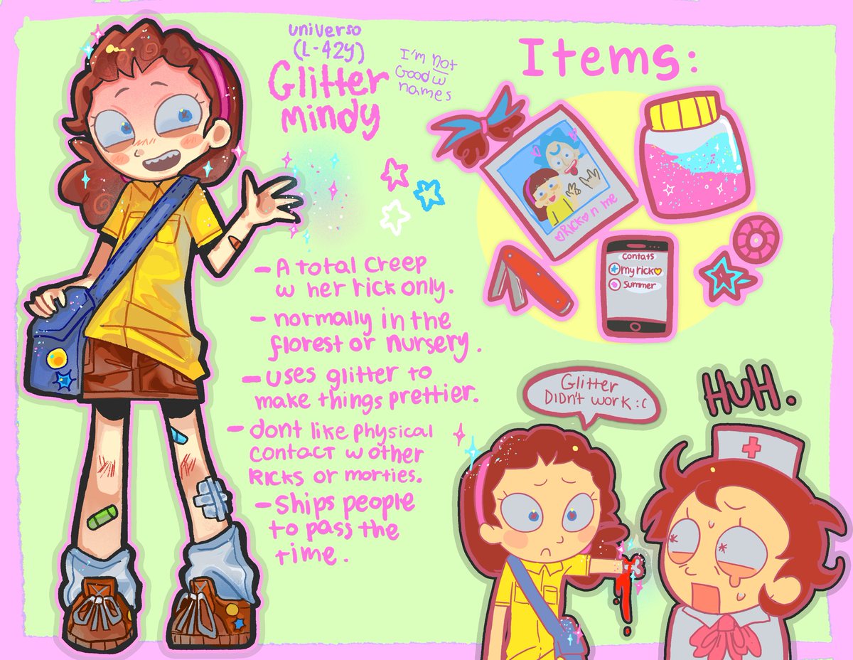 Keroooto's tweet photo. A little abt my baby #MortySummerCamp 
Nurse morty by kst4k14 https://t.co/Zb2gb0IPVU